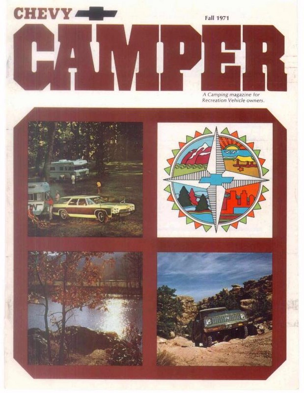 1971 Chevrolet Camper Booklet